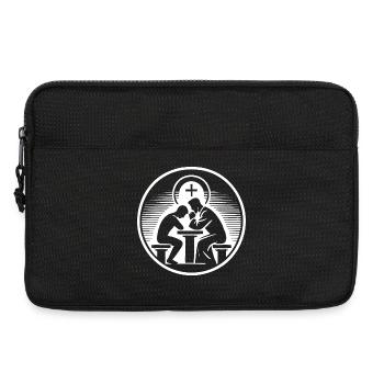 Simple Pastoral Care Design – Hope & Strength - Laptop bag 13" - black - Front