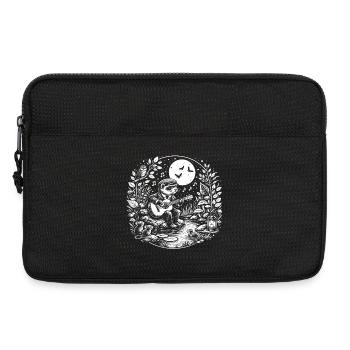 Ferret-Gitarrist auf der Lake Magic Illustration - Laptoptasche 13" - Schwarz - Vorne