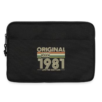Original 1988 Edition Retro Cassette - Laptop bag 13" - black - Front