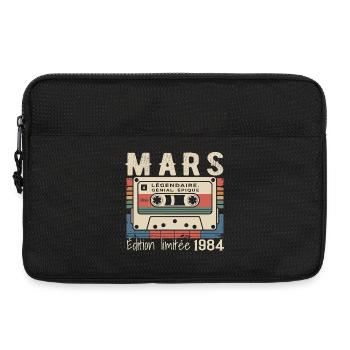 Birthday 1984 March 1984 born in March 1984 - Laptop bag 13" - black - Front