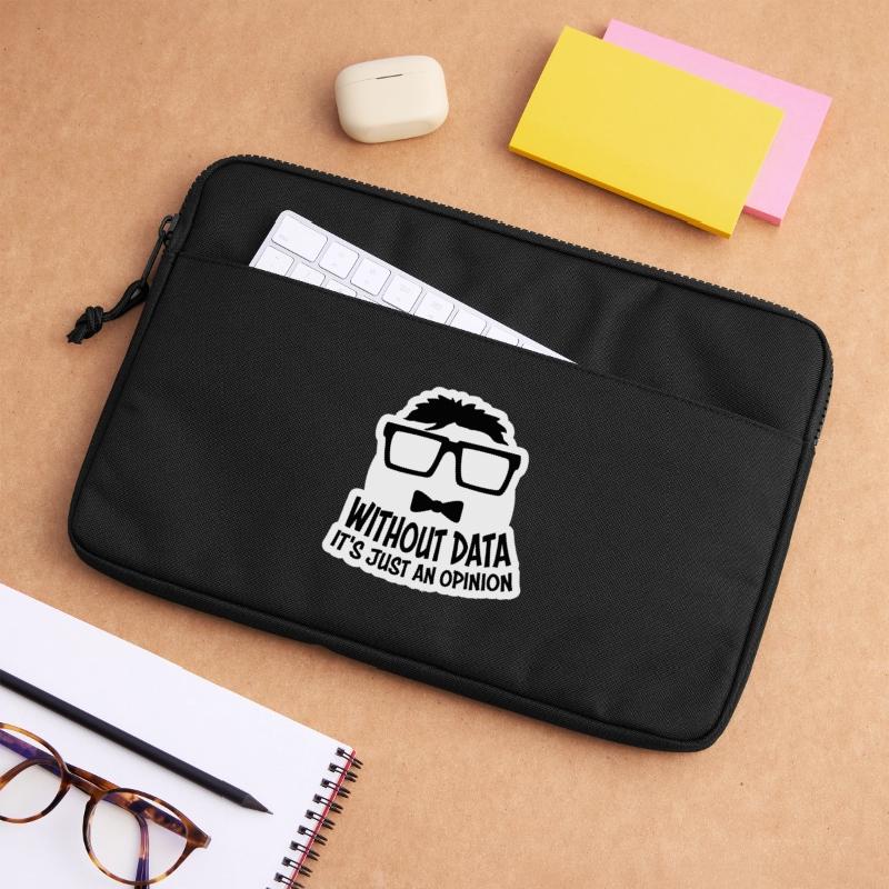 Without Data It's Just An Opinion Statistics Nerd Laptop bag 13"