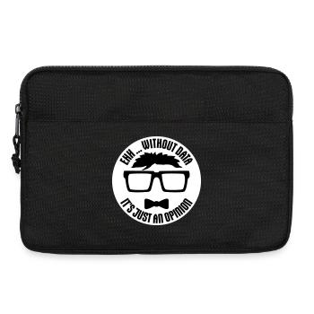 Without Data It's Just An Opinion Statistics Nerd - Laptop bag 13" - black - Front