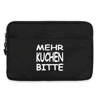Kuchen - Laptoptasche 13" - Schwarz - Vorne