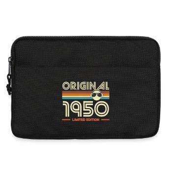 Originales Retro-T-Shirt der 1950er Jahre - Laptoptasche 13" - Schwarz - Vorne