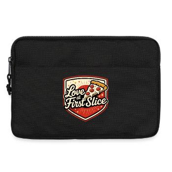 Pizza Love au premier Slice - Sacoche pour ordinateur portable 13 pouces - noir - Devant