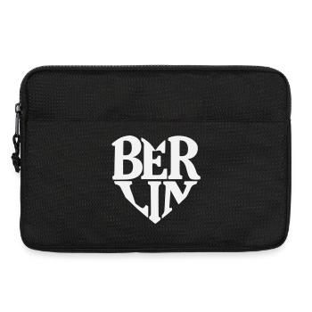 Berlin Herzschrift Logo - Laptoptasche 13" - Schwarz - Vorne