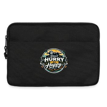 Dont Hurry Be Happy Sloth - Laptop bag 13" - black - Front