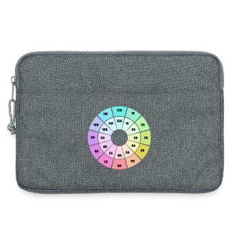Camelot Wheel - Laptop bag 13" - heather grey - Front