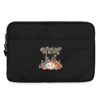 Gärtner kennen den ganzen Dreck! Für dunklen Hintergrund. - Laptoptasche 13" - Schwarz - Vorne