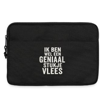 Genialer Fleisch-Tippfehler - Laptoptasche 13" - Schwarz - Vorne