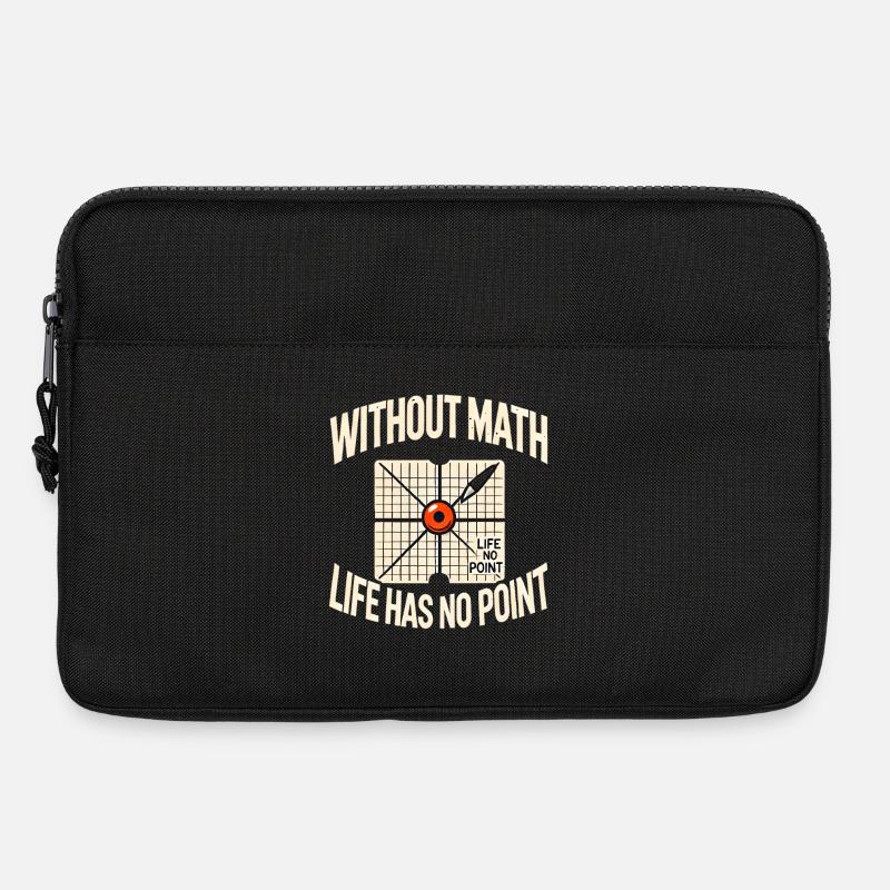 Ohne Mathematik Hat Leben Keinen Punkt - Laptoptasche 13" - Schwarz