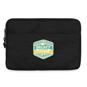 No Decaf Never in Life - Laptop bag 13" - black - Front