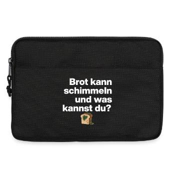 BROT SCHIMMELN UND DU? SARKASMUS GESCHENK WITZIG - Laptoptasche 13" - Schwarz - Vorne