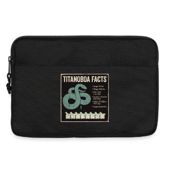 Titanoboa Facts Größte Schlange Ever - Laptoptasche 13" - Schwarz - Vorne