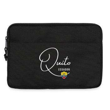 Quito Équateur, design élégant Quito - Sacoche pour ordinateur portable 13 pouces - noir - Devant