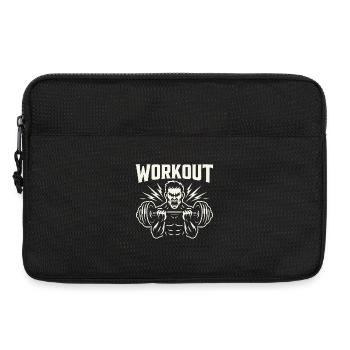 Powerful Heavy Weight Training - Laptop bag 13" - black - Front