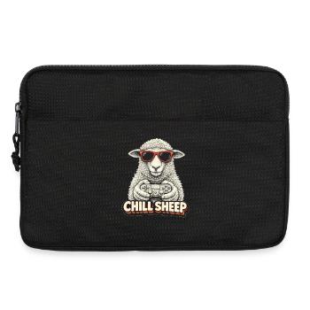 Chill Sheep mit Controller - Laptoptasche 13" - Schwarz - Vorne