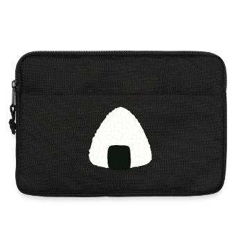 Onigiri-Sushi - Laptoptasche 13" - Schwarz - Vorne