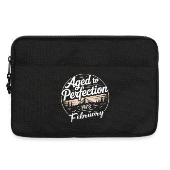 Februar 1978  - Laptoptasche 13" - Schwarz - Vorne