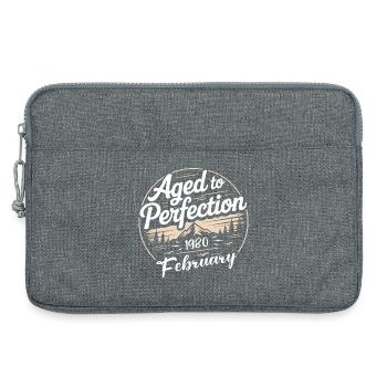 February 1980 - Laptop bag 13" - heather grey - Front