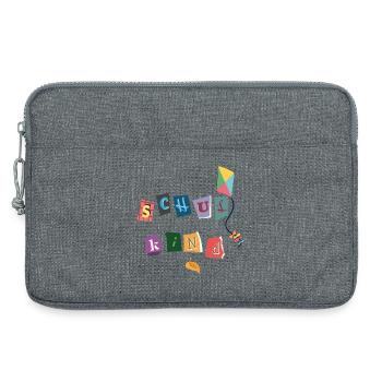 Schulkind  - Laptoptasche 13" - Grau meliert - Vorne