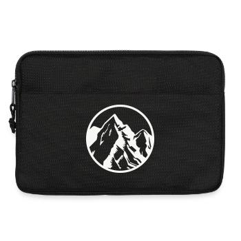 Kreis Berggipfel Berge - Laptop bag 13" - black - Front