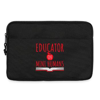 Educator Of Little Humans Teacher Funny Kids - Laptop bag 13" - black - Front
