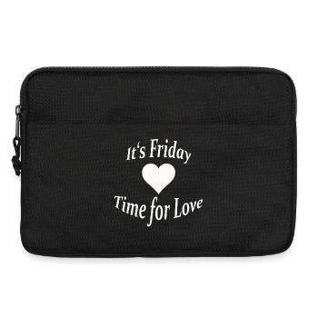 FRIDAY - TIME FOR LOVE - Laptoptasche 13" - Schwarz - Vorne