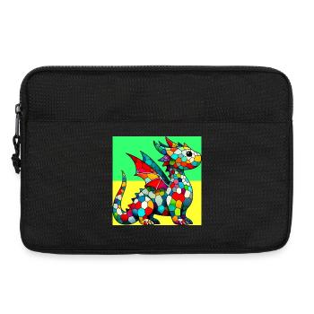 Drache - Laptoptasche 13" - Schwarz - Vorne