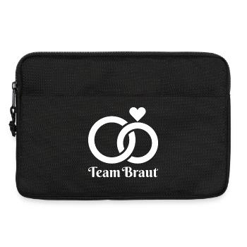 Team Braut, Hochzeit, Braut Party - Laptoptasche 13" - Schwarz - Vorne