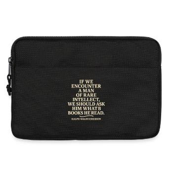 In praise of rare intelligence - Laptop bag 13" - black - Front