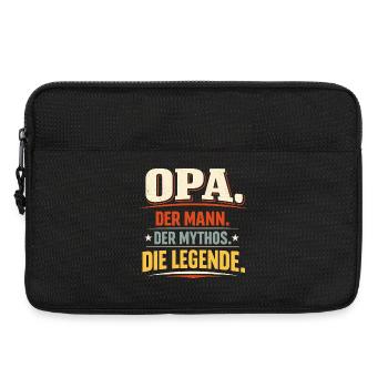 Grand-père Légende Cadeau Fête des Pères Les Hommes - Sacoche pour ordinateur portable 13 pouces - noir - Devant