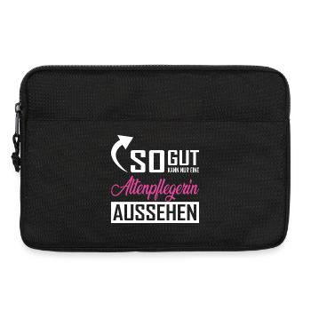 Seule une infirmière gériatrique peut avoir une telle allure - Sacoche pour ordinateur portable 13 pouces - noir - Devant