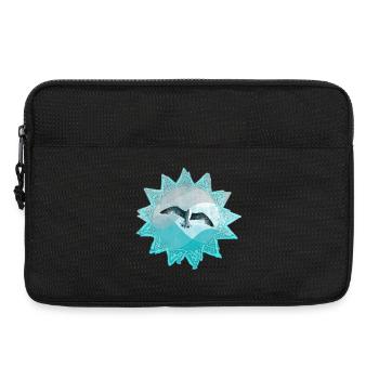 Meeresruf Segelvogel Mandala - Laptoptasche 13" - Schwarz - Vorne