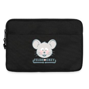 Souris de hockey sur gazon pour enfants - Sacoche pour ordinateur portable 13 pouces - noir - Devant