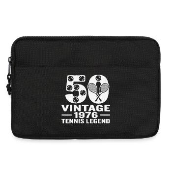 50e anniversaire du tennis 1976, chemise, sac, chaussettes - Sacoche pour ordinateur portable 13 pouces - noir - Devant