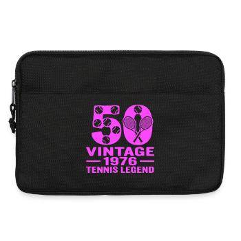 50e anniversaire de tennis 1976, chemise, sweat à capuche, short - Sacoche pour ordinateur portable 13 pouces - noir - Devant