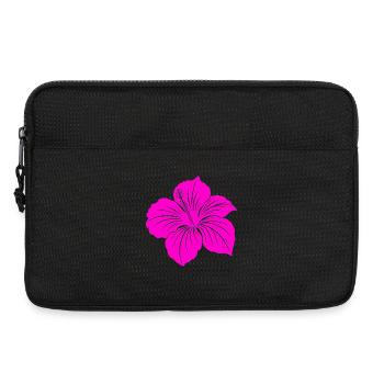 Hibiscus flower - Laptop bag 13" - black - Front