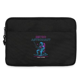 Retro Astronaut - Laptop bag 13" - black - Front