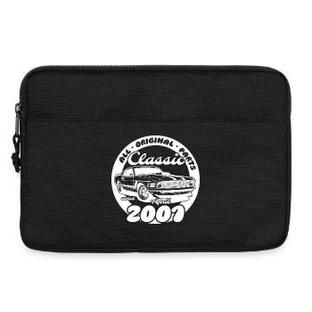 25. Geburtstag - Klassiker Musclecar 04/2001 - Laptoptasche 13" - Schwarz - Vorne