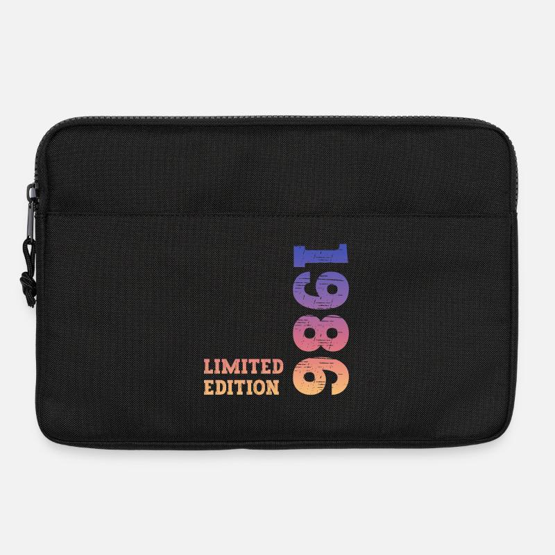 1986 Limited Edition Geburtstag - Laptoptasche 13" - Schwarz