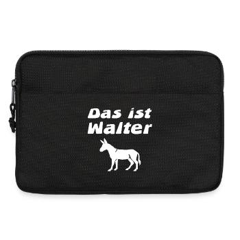 Esel - Laptoptasche 13" - Schwarz - Vorne
