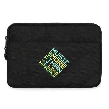 I Like Music More Than I Like People Lustig Musik - Laptoptasche 13" - Schwarz - Vorne