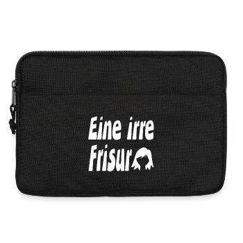 Frisur - Laptoptasche 13" - Schwarz - Vorne