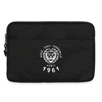 65e anniversaire Sauvage, libre et indompté depuis 04/1961 - Sacoche pour ordinateur portable 13 pouces - noir - Devant