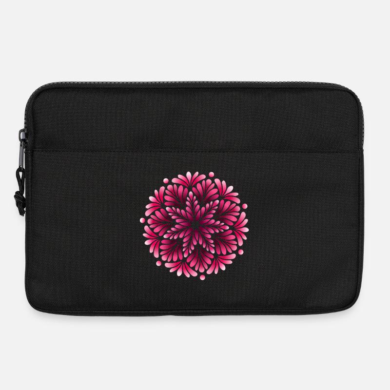 Mystic Berry Shadow Mandala  - Laptoptasche 13" - Schwarz