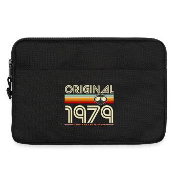 Original 1979 Retro Stripes Tee - Laptop bag 13" - black - Front