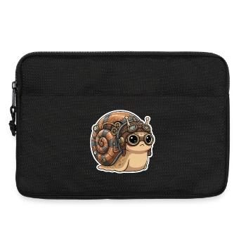Snail Aviator Steampunk Shell Copper - Laptop bag 13" - black - Front