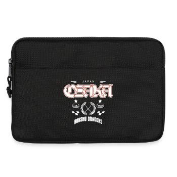 Japan Vintage Asanoha Streetwear Design - Laptoptasche 13" - Schwarz - Vorne