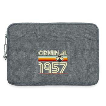 Original 1957 Édition Retro Audio - Sacoche pour ordinateur portable 13 pouces - gris chiné - Devant